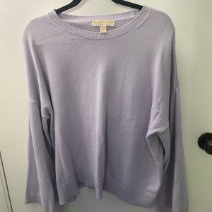 Micheal Kors lavender wide sleeve sweater